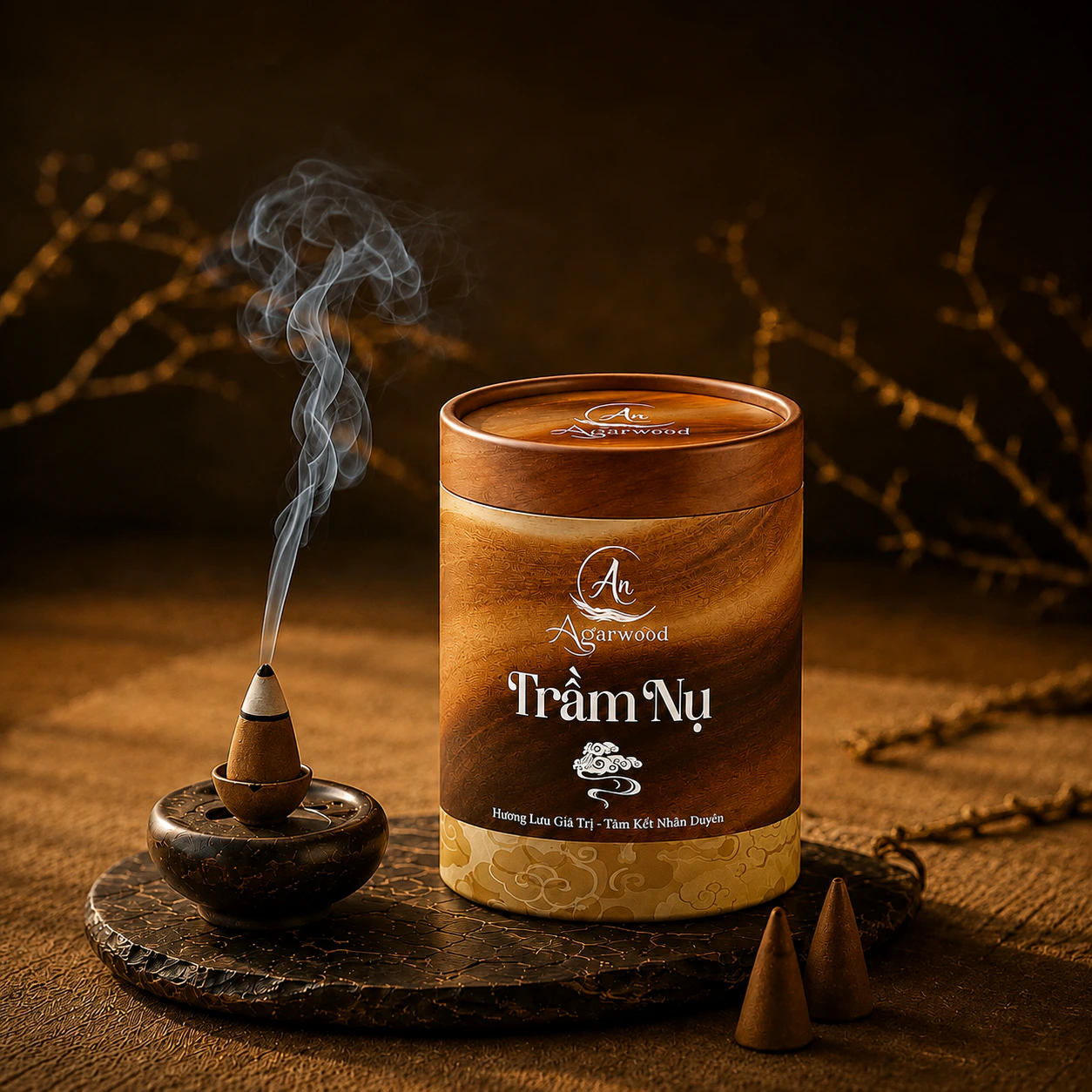 Trầm nụ và không gian thưởng trầm